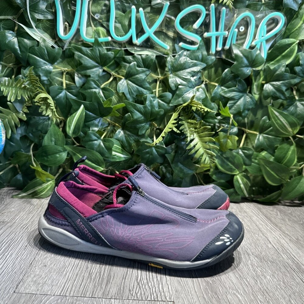 Merrell Tempo Glove Shoes Womens Sz 7.5 Purple Barefoot Minimalist